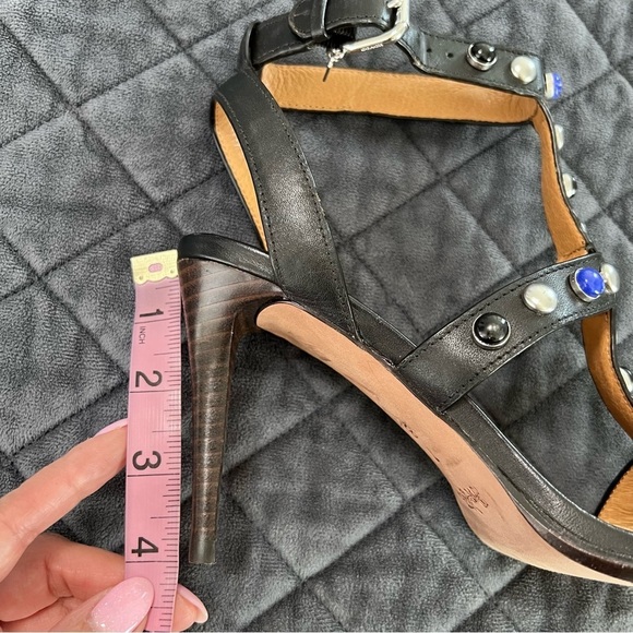 Coach High Heels Women 7 Shoes Studded Y2k Isabel Strappy Ankle Strap Open toe - Picture 5 of 8